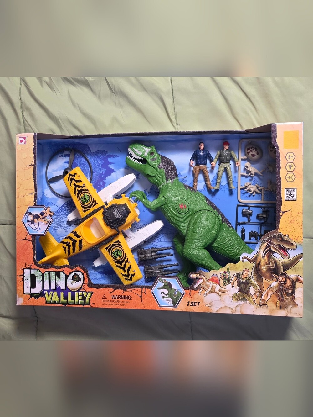 Chap Mei Dino Valley Seaplane Dino Mission Playset
